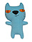 CitiCat in Blau